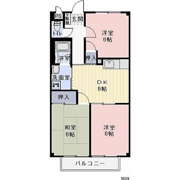 リヴェール 101｜三重県松阪市大口町(賃貸アパート3DK・1階・54.65㎡)の写真 その2