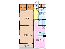 アイズタウン 101 ｜ 三重県松阪市小野江町（賃貸アパート2LDK・1階・51.68㎡） その2