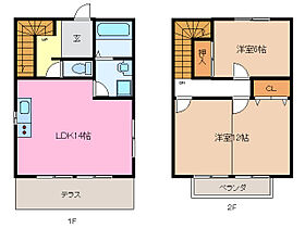 パーソナルタウン高町Ｇ  ｜ 三重県松阪市高町（賃貸一戸建2LDK・1階・80.36㎡） その2