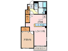 ファミールＴ・Ｋ　II 101 ｜ 三重県多気郡明和町大字佐田（賃貸アパート1LDK・1階・45.82㎡） その2