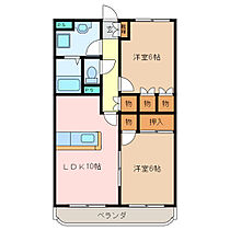 エスポワールＭ 401 ｜ 三重県松阪市郷津町（賃貸マンション2LDK・4階・55.51㎡） その2