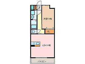 シャンティーク 102 ｜ 三重県松阪市塚本町（賃貸マンション1LDK・1階・42.30㎡） その2