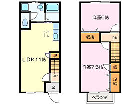 スマイル C ｜ 三重県松阪市大口町（賃貸テラスハウス2LDK・1階・59.62㎡） その2