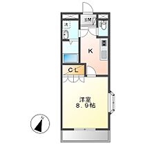 カサブランカ 201 ｜ 三重県松阪市久保町（賃貸アパート1K・2階・29.75㎡） その2