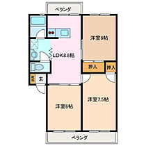 ぱんぷきんHOUSE 103 ｜ 三重県松阪市塚本町（賃貸アパート3LDK・1階・55.35㎡） その2