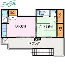 上村様共同住宅  ｜ 三重県度会郡大紀町滝原（賃貸アパート1DK・2階・35.00㎡） その2