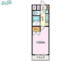 ナイスセブンあつみ  ｜ 三重県松阪市久保町（賃貸マンション1K・3階・24.30㎡） その2