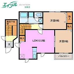 ヴィア・ラッテア B棟 2階