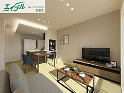 シャーメゾン松阪中央 2階1Kのリビング/ダイニング