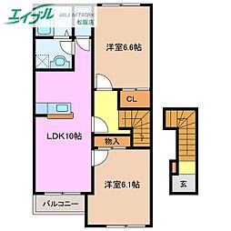 エルシャトーIII 2階