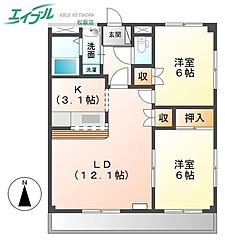 物件の間取り