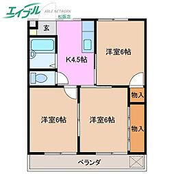 コーポさわやかII 2階/-