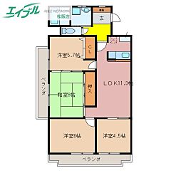 物件の間取り