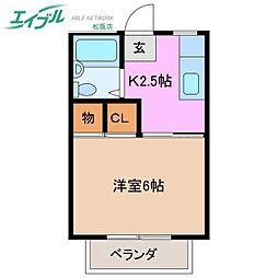ハイツユートピア 2階/-