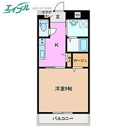 グラン西松イースト 2階/-