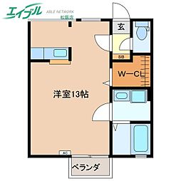 きららＡ 1階/-