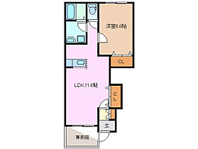 三重県津市柳山津興（賃貸アパート1LDK・1階・44.53㎡） その2