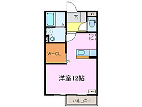 三重県松阪市嬉野中川新町３丁目（賃貸アパート1R・1階・33.39㎡） その2