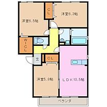 三重県津市藤方（賃貸アパート3LDK・1階・67.50㎡） その2