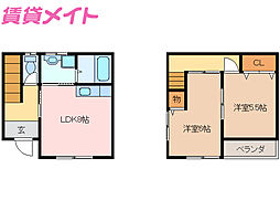 🉐敷金礼金0円！🉐紀勢本線 高茶屋駅 徒歩20分