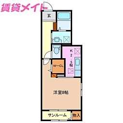 近鉄名古屋線 津新町駅 徒歩20分