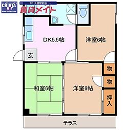 近鉄名古屋線 津新町駅 徒歩9分 1階/-