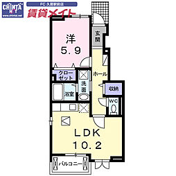 近鉄名古屋線 久居駅 徒歩23分 1階/-