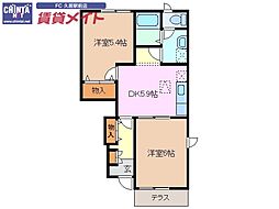 近鉄名古屋線 久居駅 バス8分 バス警察学校前下車 徒歩9分 1階/-