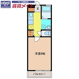 近鉄大阪線 川合高岡駅 3.9km 2階/-