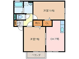 三重県松阪市甚目町（賃貸アパート2DK・2階・48.99㎡） その2