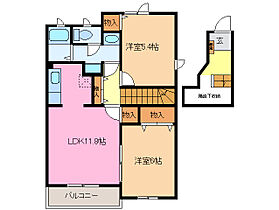 三重県松阪市市場庄町（賃貸アパート2LDK・2階・61.68㎡） その2