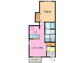 三重県松阪市中林町（賃貸アパート1LDK・1階・40.06㎡） その2