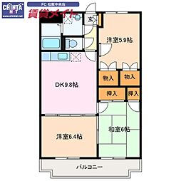 近鉄山田線 東松阪駅 徒歩35分