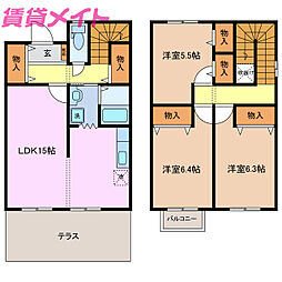 近鉄山田線 伊勢中川駅 徒歩8分