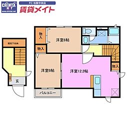 🉐敷金礼金0円！🉐ヴィア・ラッテア　Ｂ棟