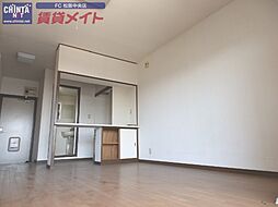 近鉄山田線 東松阪駅 3.3kmの賃貸マンション 3階ワンルームのリビング/ダイニング