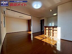 近鉄山田線 松阪駅 徒歩28分の賃貸アパート 2階2LDKのリビング/ダイニング