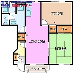 近鉄山田線 東松阪駅 徒歩35分