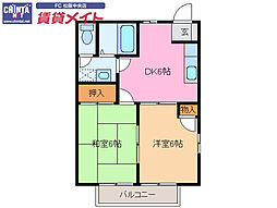 間取図画像 2DK