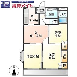 近鉄山田線 斎宮駅 徒歩32分 2階/-