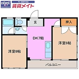 近鉄山田線 東松阪駅 徒歩13分