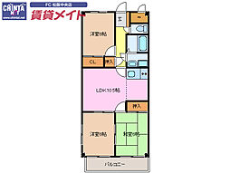 近鉄山田線 伊勢中川駅 徒歩5分 2階/-