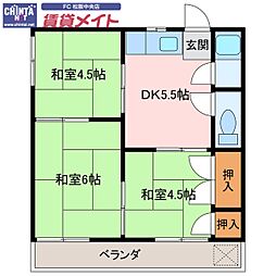 近鉄山田線 東松阪駅 3.2km