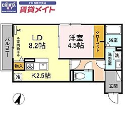 JR名松線 権現前駅 徒歩14分 2階/-