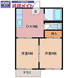 近鉄山田線 櫛田駅 徒歩20分