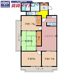 物件の間取り