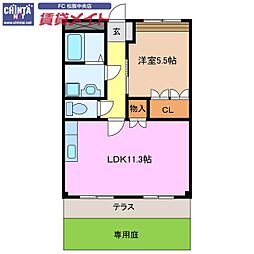 JR紀勢本線 六軒駅 徒歩14分