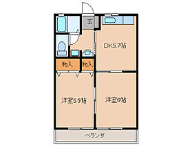 三重県多気郡明和町大字斎宮（賃貸アパート2K・2階・40.87㎡） その2