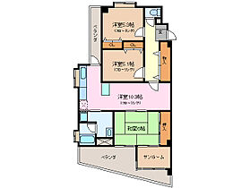 三重県伊勢市岡本２丁目（賃貸マンション3LDK・3階・74.84㎡） その2