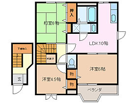 三重県伊勢市御薗町新開（賃貸アパート3LDK・2階・68.84㎡） その2